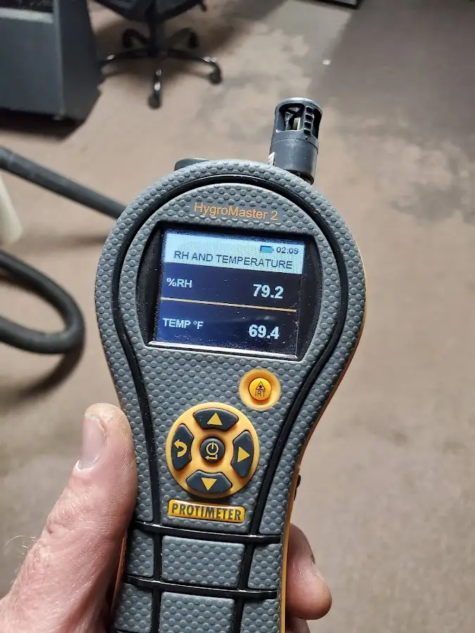Moisture meter humidity assessment for Fire & Smoke Damage Restoration in Snowflake