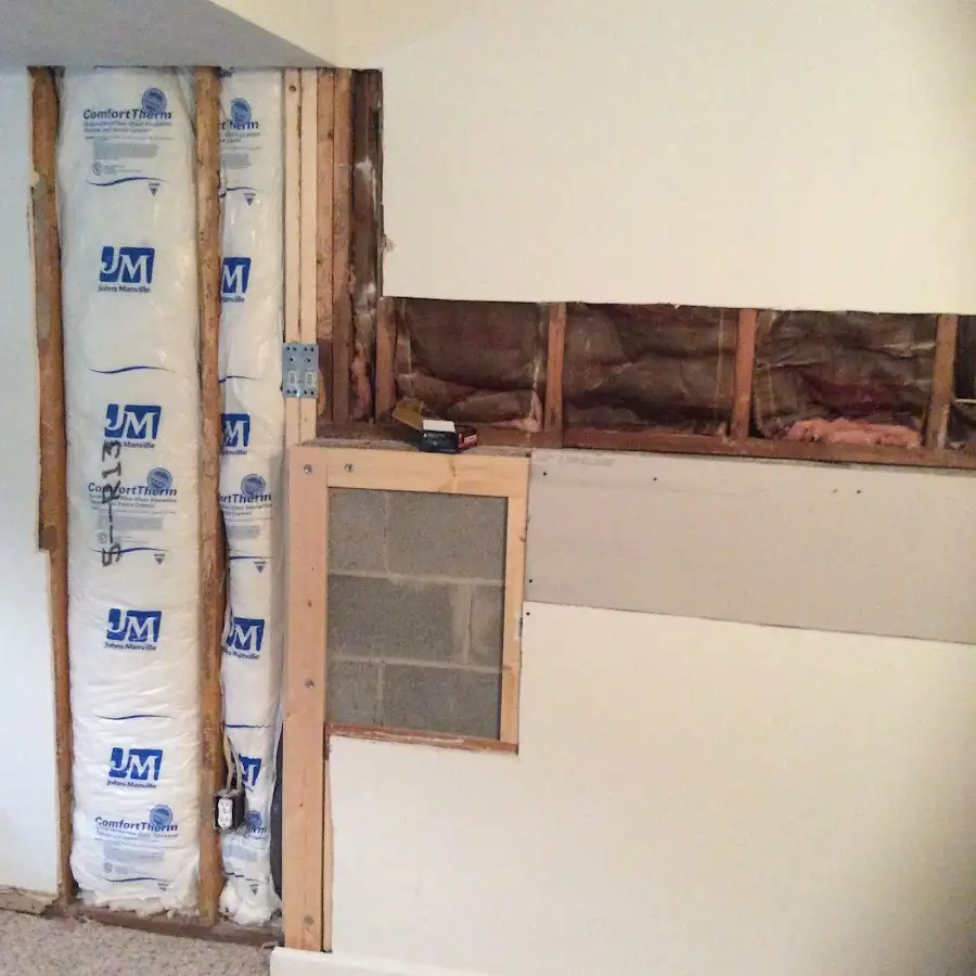 Wall insulation replacement during Contents Cleaning & Restoration in Snowflake